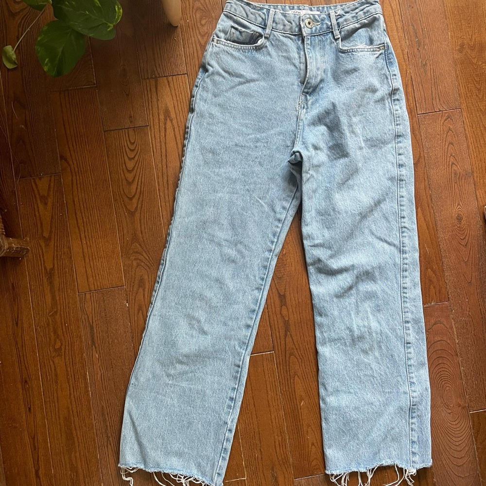 Zara straight leg jeans